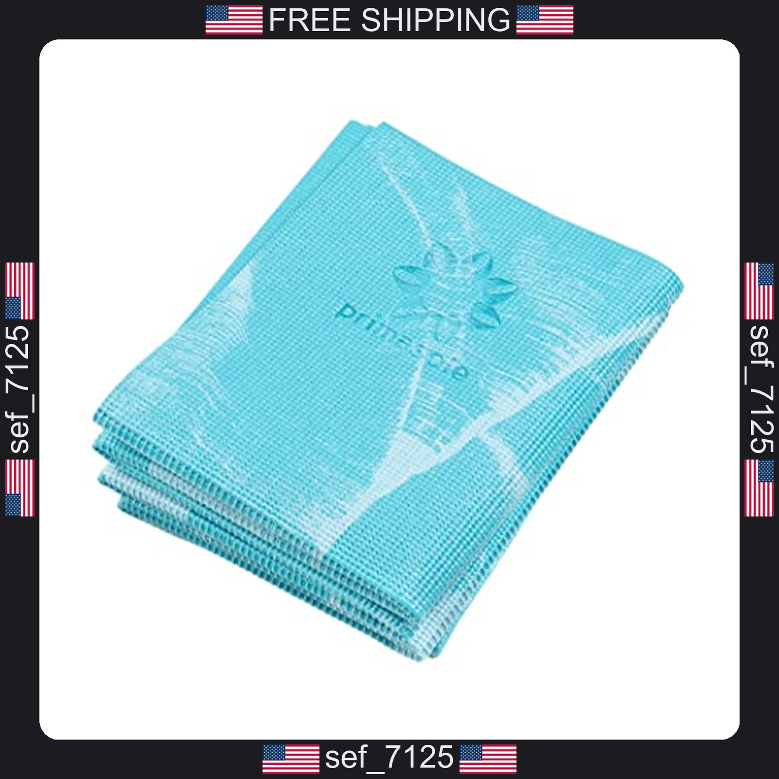 Primasole Folding Yoga Travel Pilates Mat Foldable Easy to carry to Class Beach