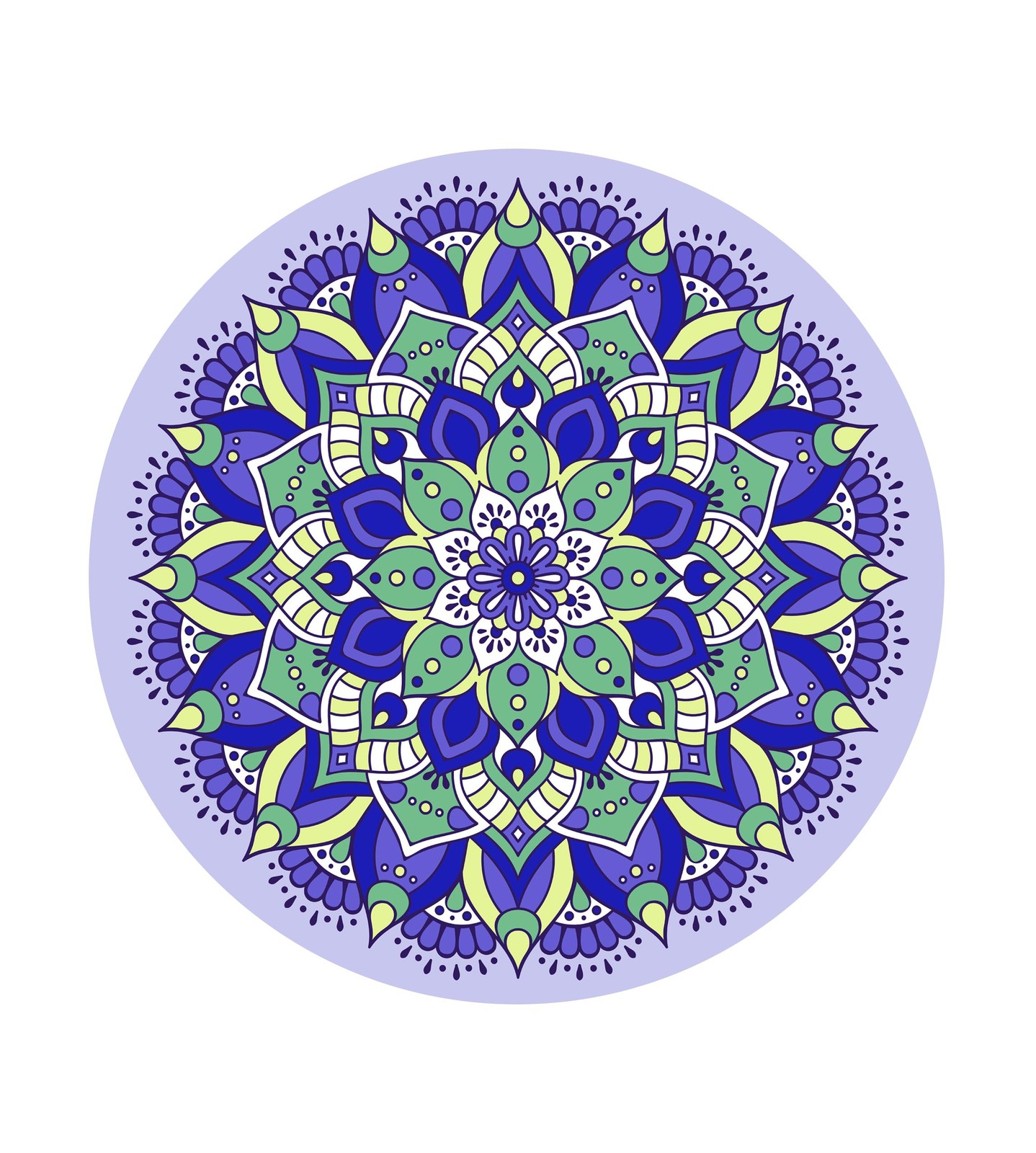 Large Meditation Mat Round Yoga Mat Pilates Yoga Mat 3.5mm Thick Natural Tree…