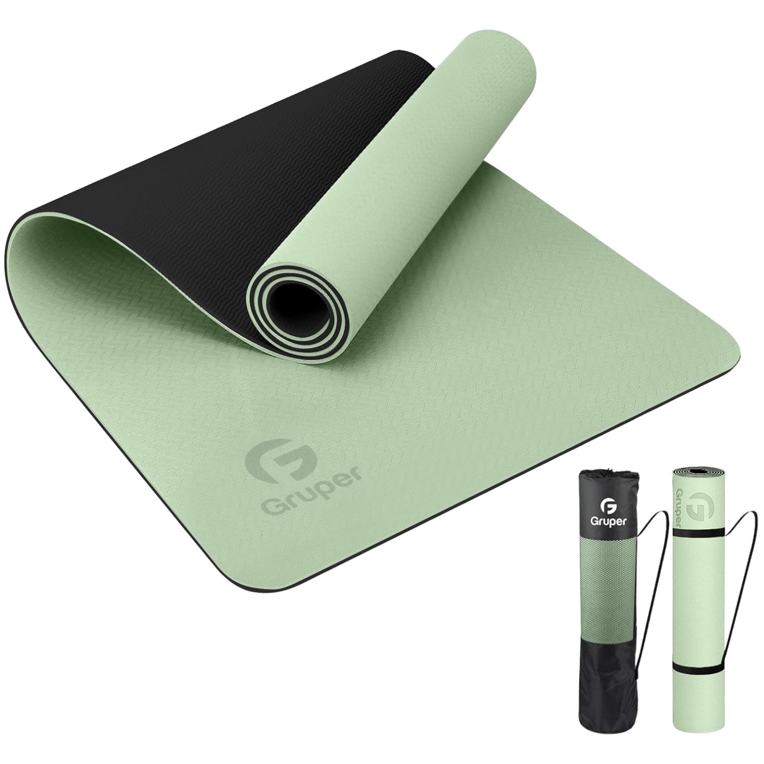 Non-Slip Eco Yoga Mat for Pilates and Floor Exercises