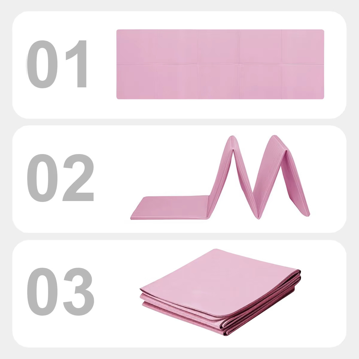 Yoga Mat Pilates Fitness Mat 3/4/6Mm Thicknes Non Slip Yoga Cushion Travel Fitne