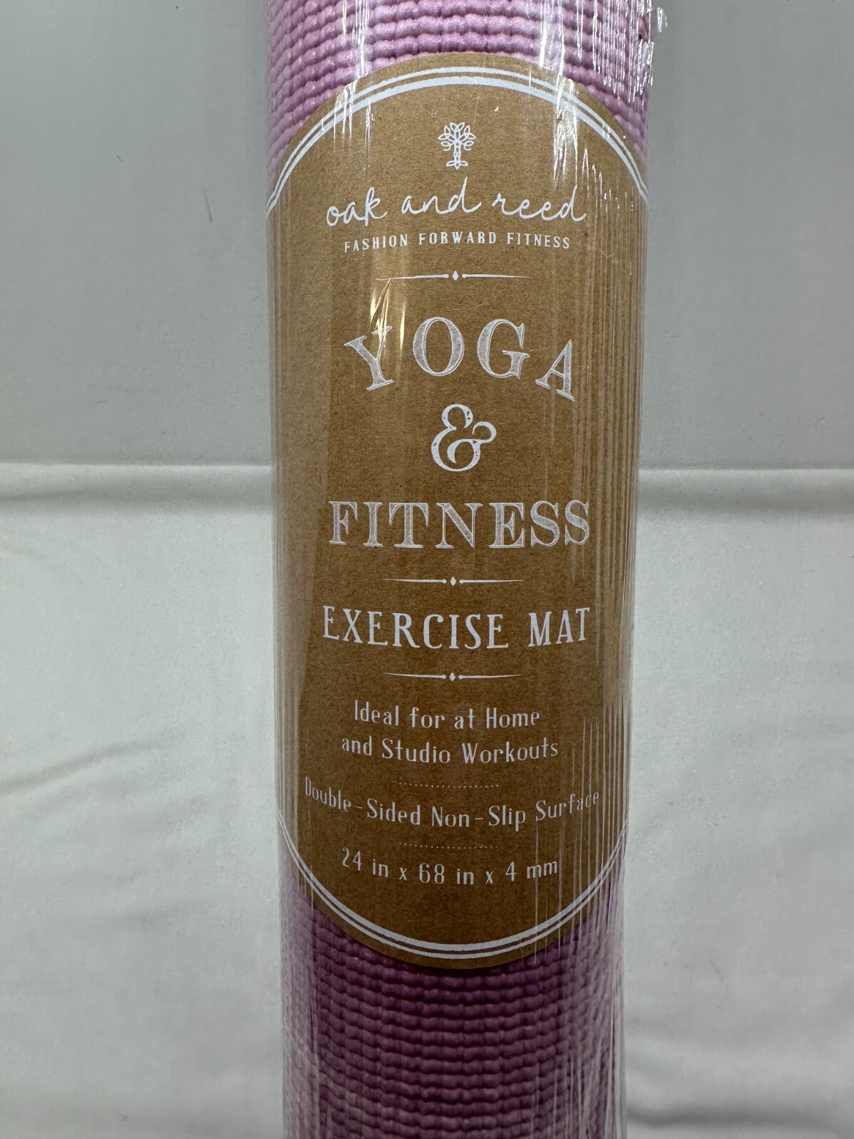 Oak and Reed Yoga and Fitness Exercise Mat Set (24″x68″x4mm) – Sling and Bag