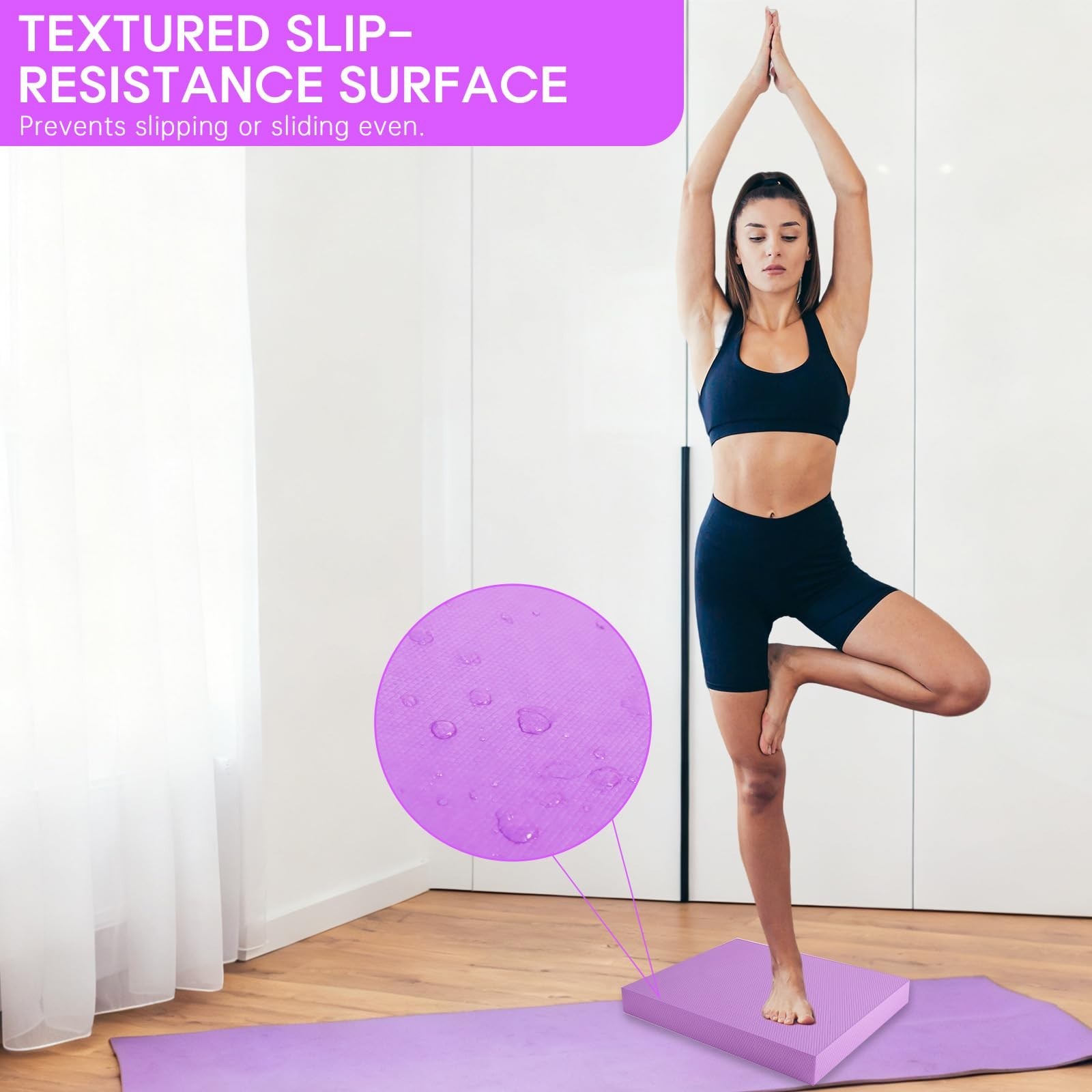 Exercise Balance Pad，Balance Foam Mat for Physical Therapy Equipment & St