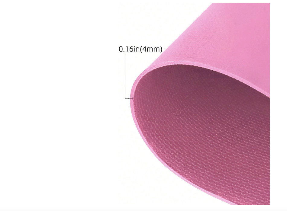 4mm Thick Eco FriendlyEva Yoga Mat, Anti-slip Fitness Padding Mat Pilates & Gym,