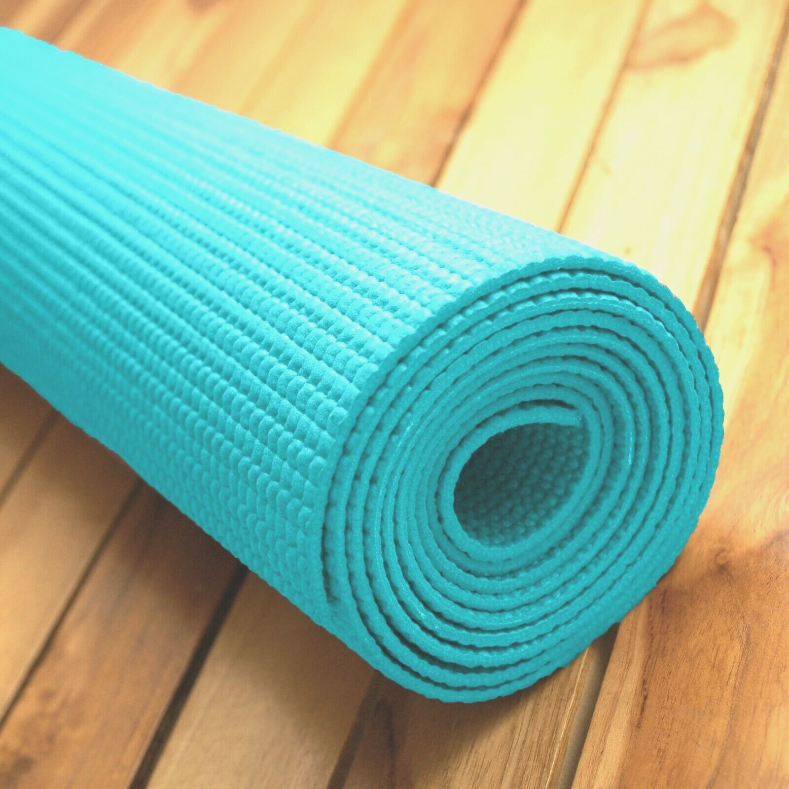 DANSKIN Standard 5MM Yoga Pilates Mat & And Carry Strap Bikram Hot 26+2 Vinyasa