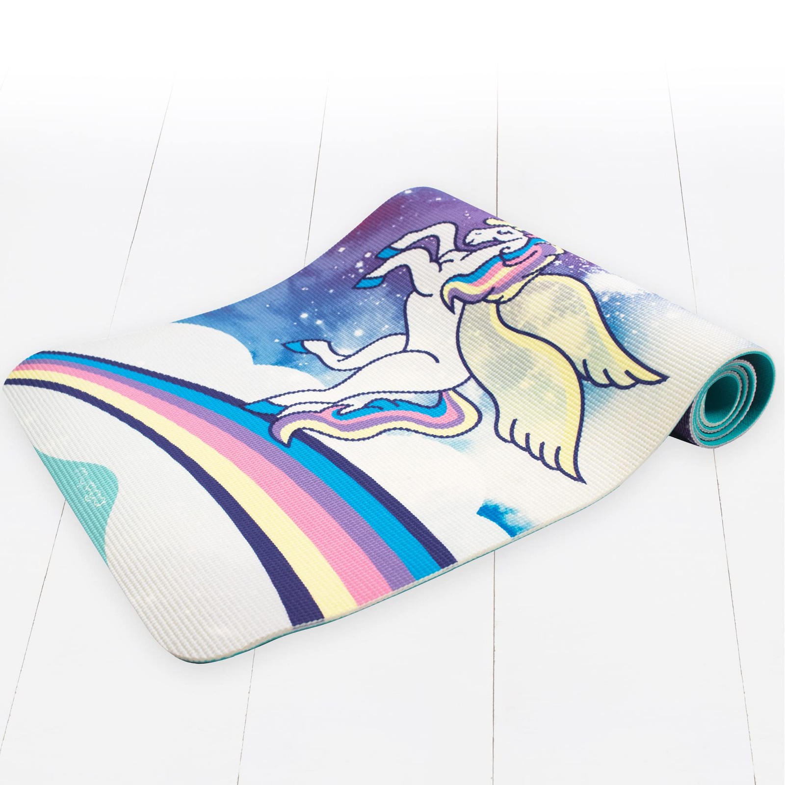 Childrens Yoga Mat,Eco-Friendly Printed Yoga, Exercise and Fitness Mat for Ki…