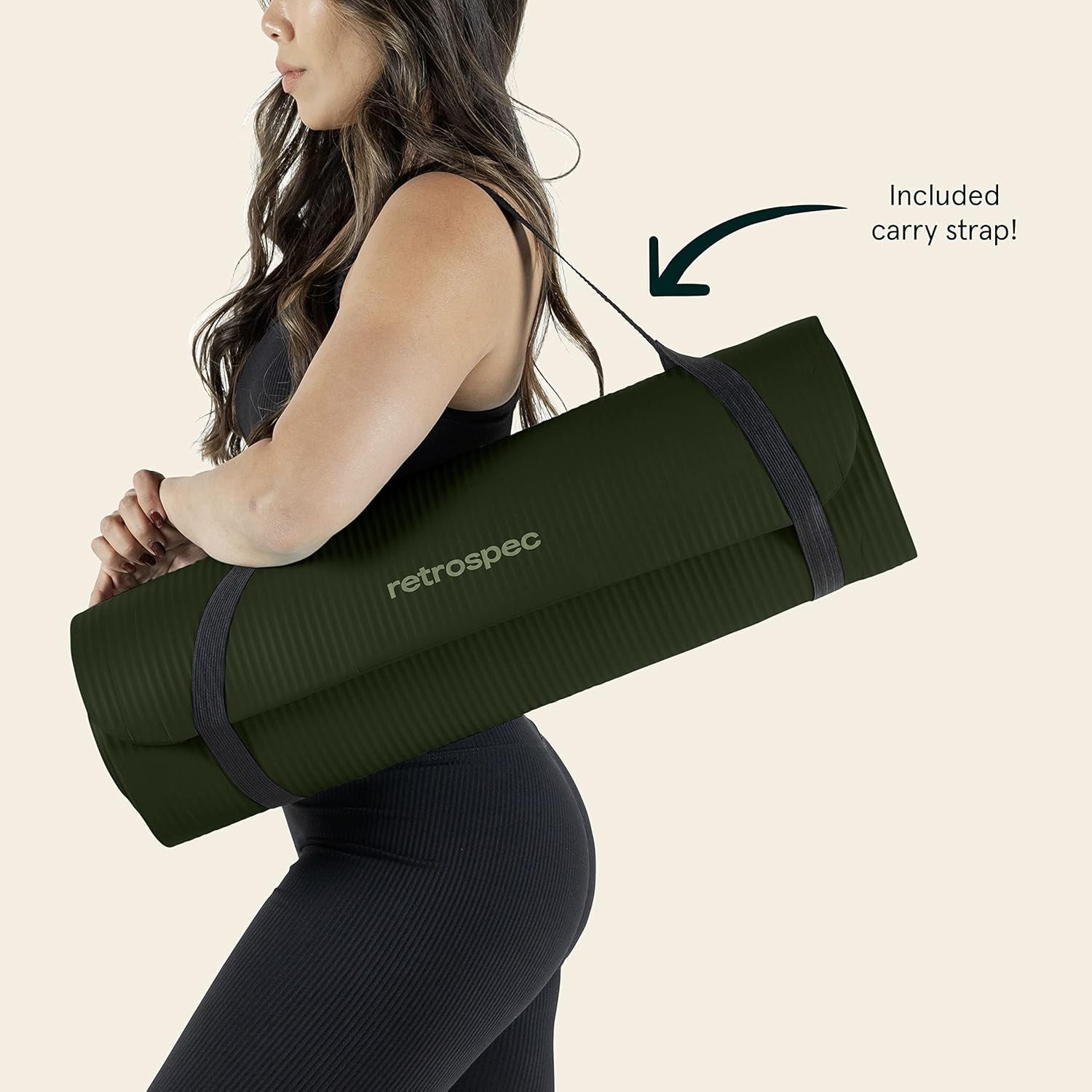Versatile Solana Non-Slip Yoga Mat with Carry Strap – Ideal for Beginners & Pros
