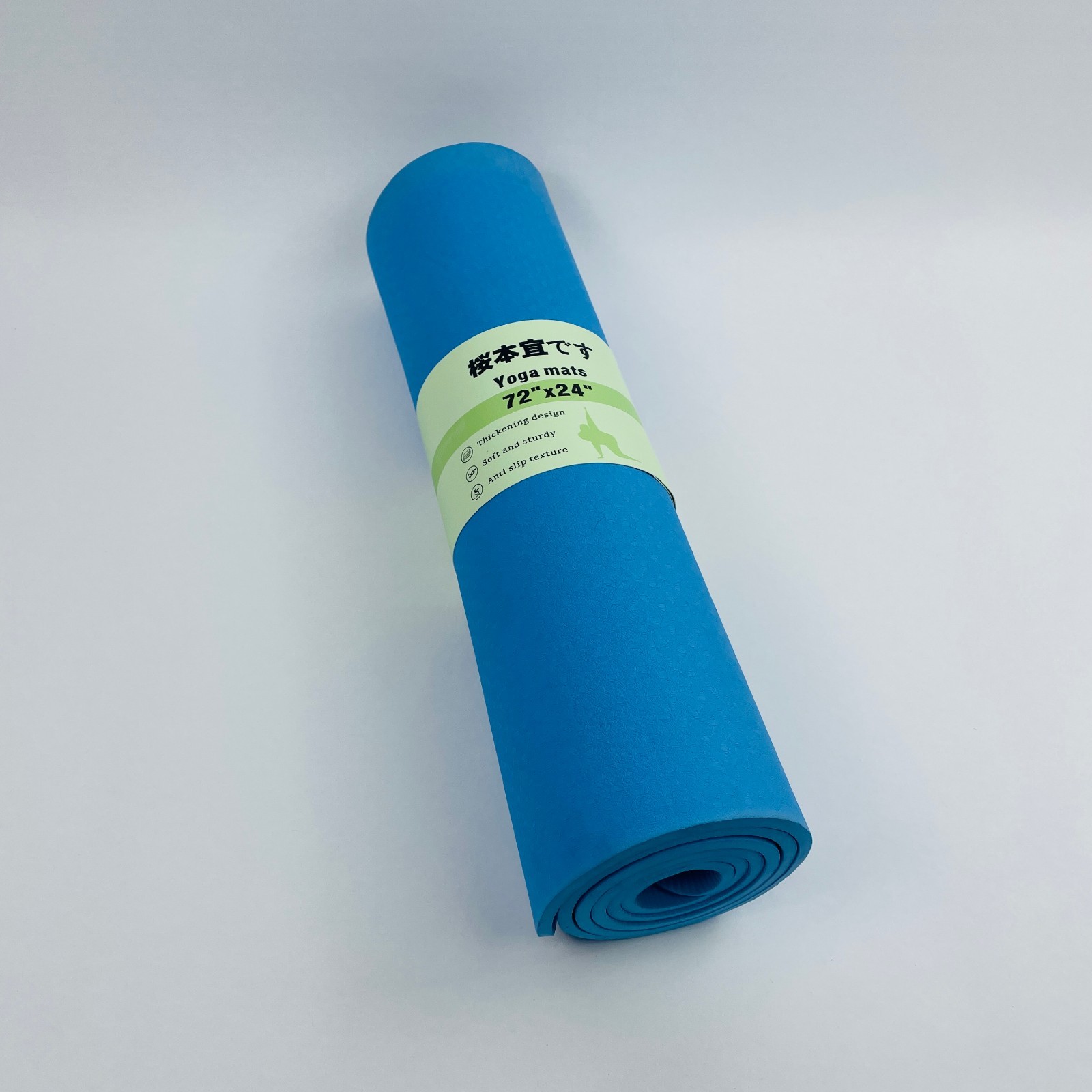 72 x 24 Inches Yoga Mats, 0.2″ Thick, Fitness & Exercise Mat For Fitness and Gym