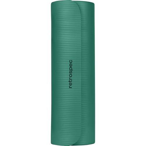 Solana 1″ Thick Yoga Mat w/Nylon Strap – Elm Green – Non 1″