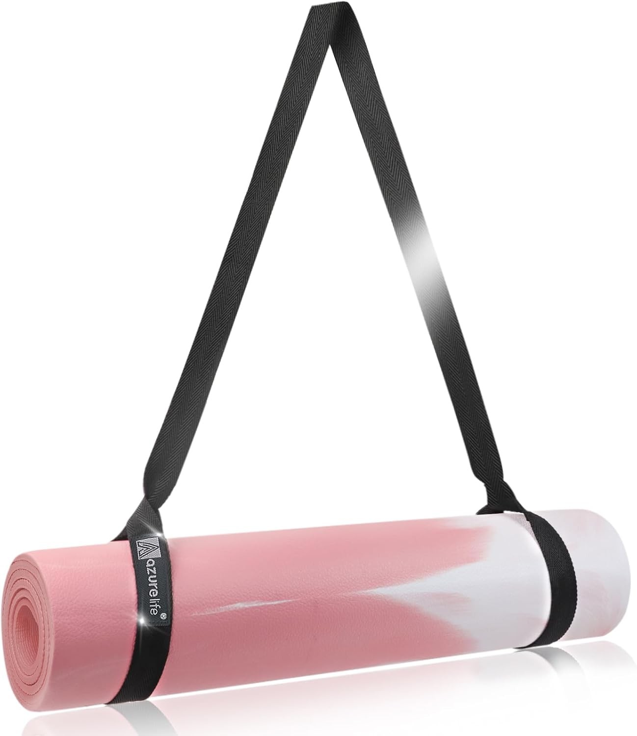 [MAT NOT Included] Yoga Mat Sling, Yoga Mat Straps for Carrying, Easy-Cinch Yoga