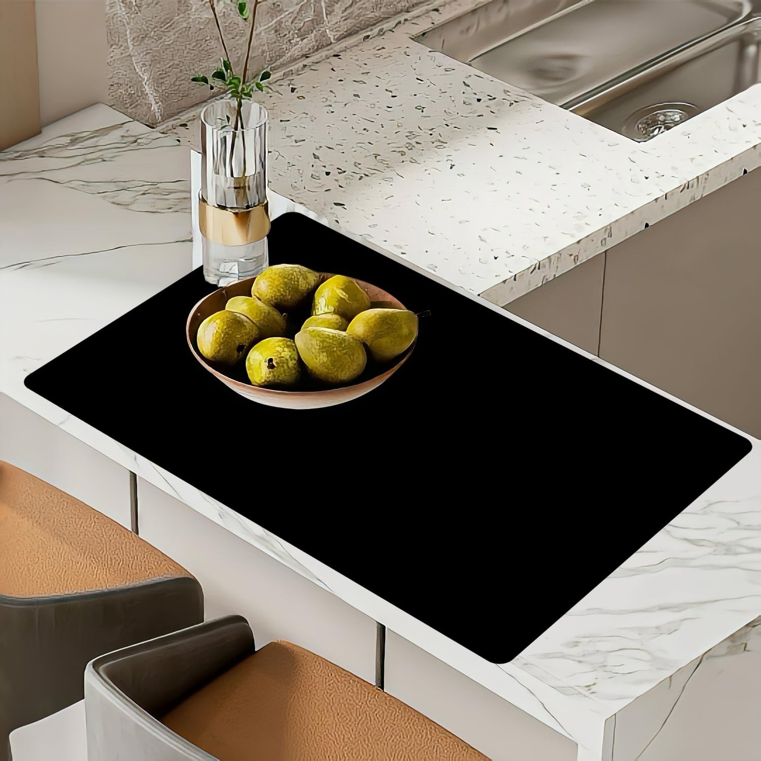2MM Super Thick Large Silicone Mat, 23.6″x31.5″, Non-Slip Heat Resistant, Thi…