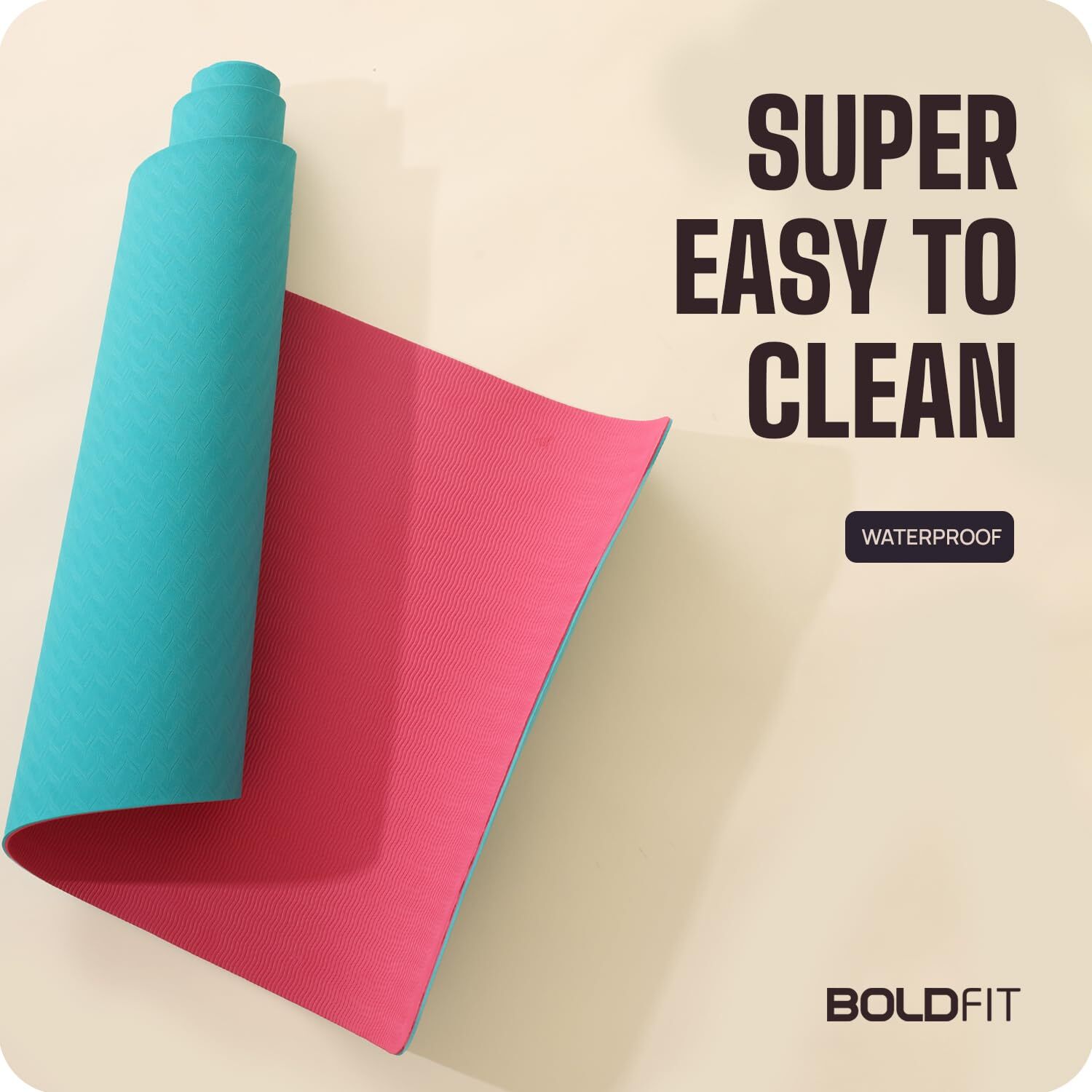 Boldfit Yoga Mat For Unisex Daily Fitness Exercise 6 Feet