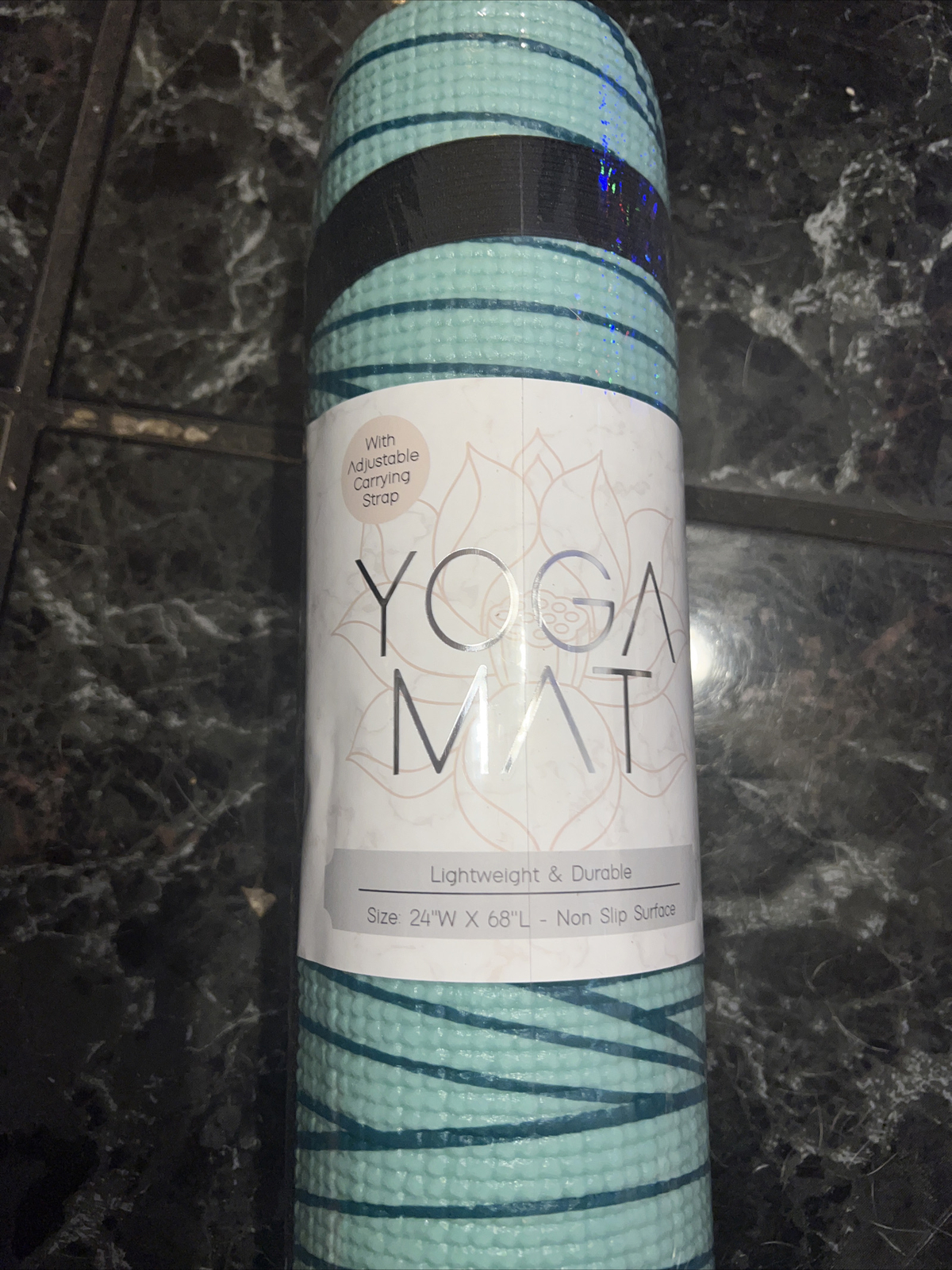 New High-Quality Teal Yoga Mat 