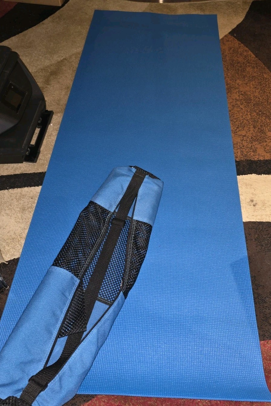 Yoga Mat ~w/ Zippered Bag Travel Backpack Sports Bag