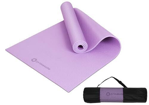 Primasole Yoga Mat with Carry Strap for Yoga Pilates Fitness and Floor Workout a