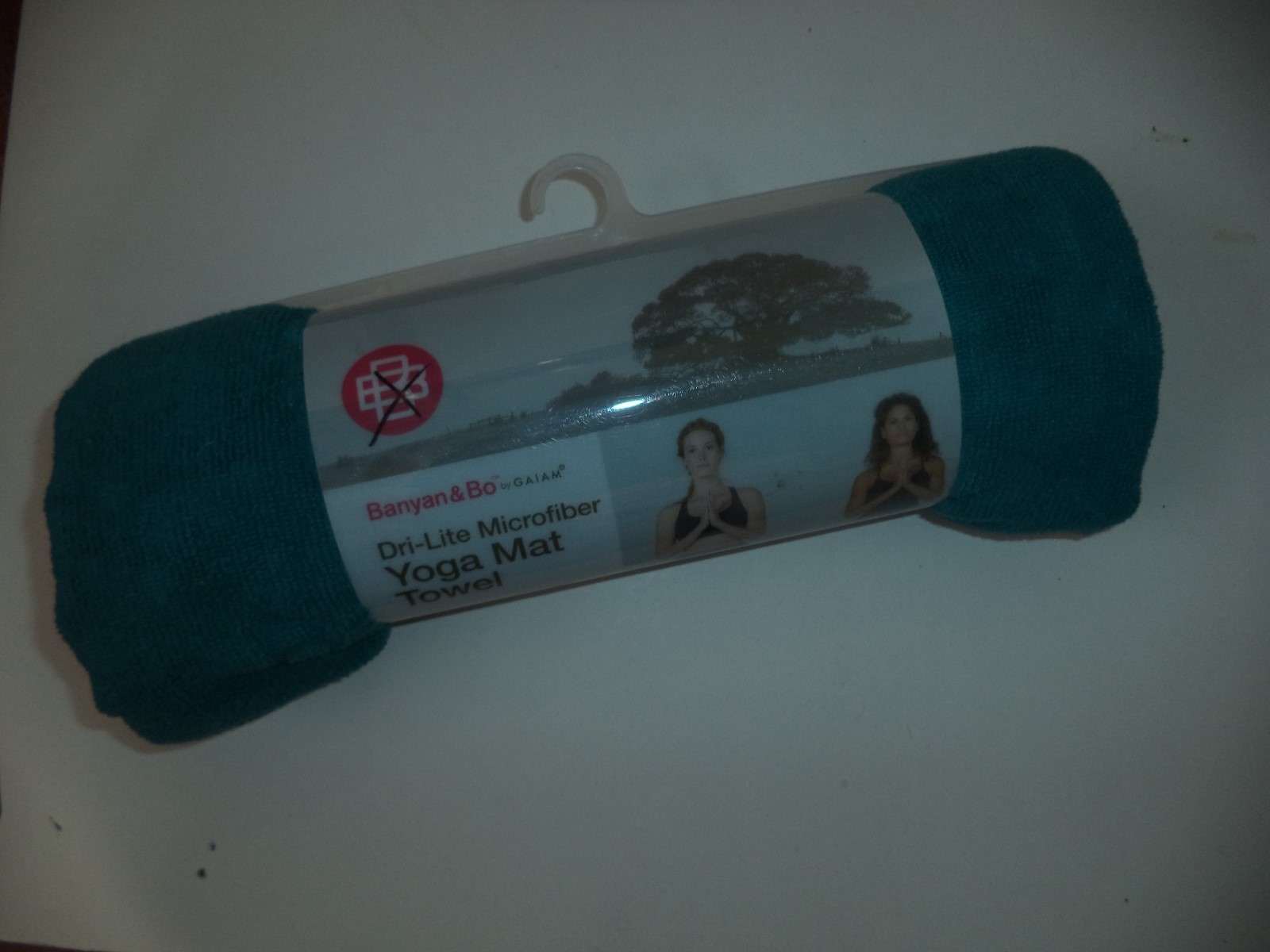 Blue Green Dri Lite Microfiber Quick Drying Yoga Mat Towel