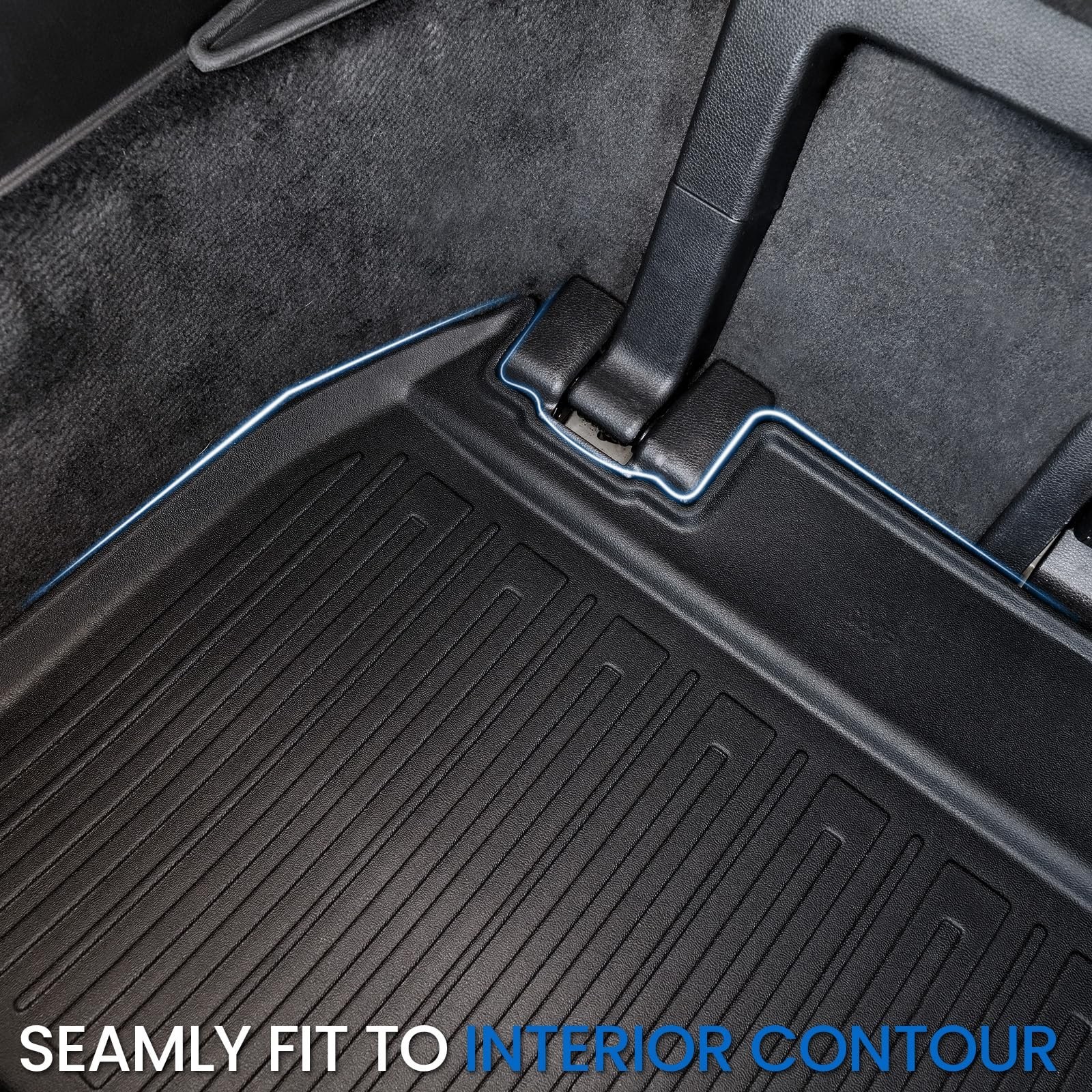 Floor Mats Set for 2022-2025 2026 Kia Carnival (Gas Only), All Weather TPE Ba…