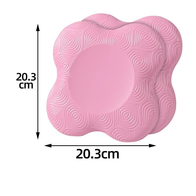 2pcs Tpe Yoga Knee Pad Thick Anti Slip Kneeling Mat Elbow Support Fitness