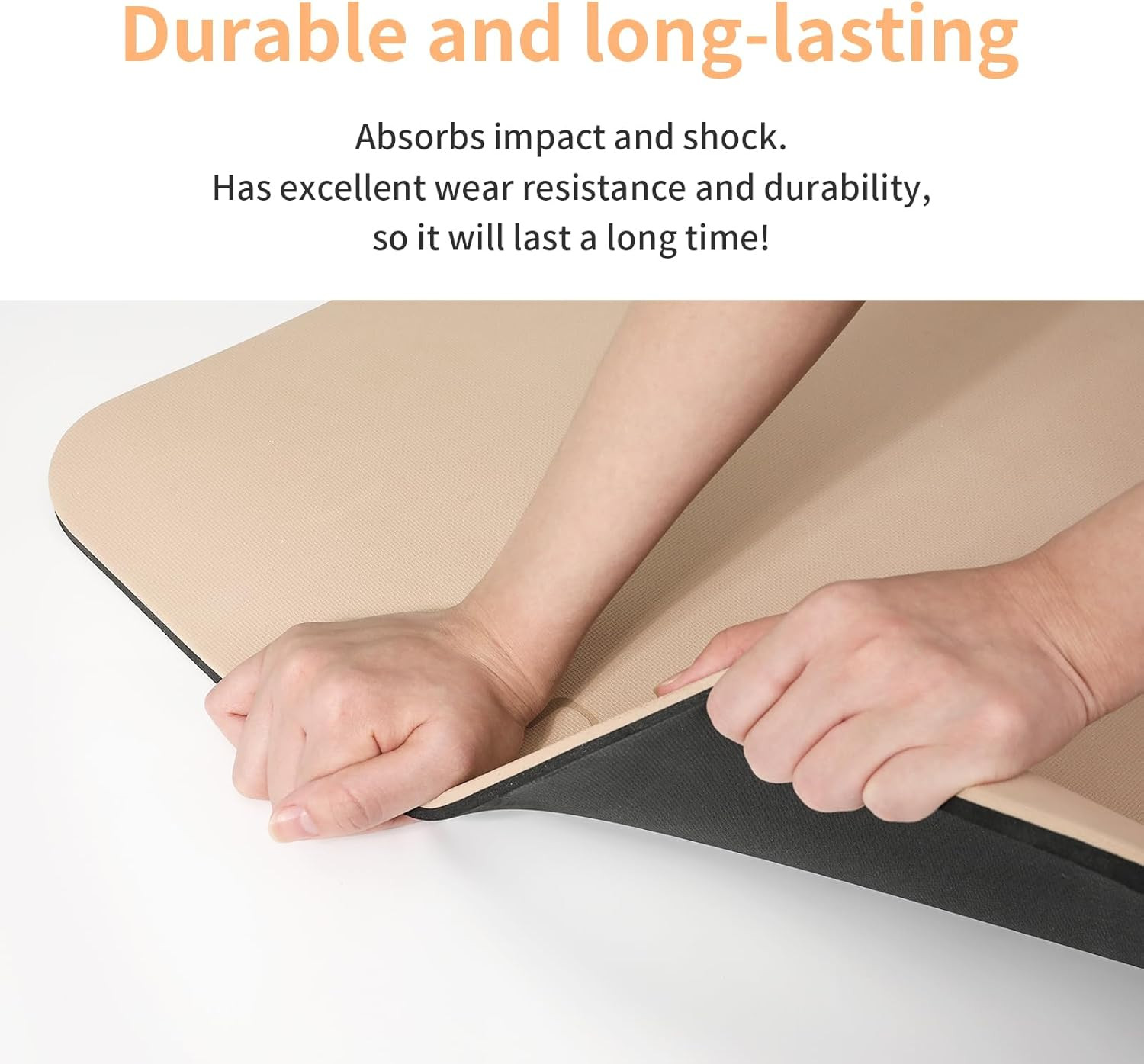 Extra Thick Non-Slip Yoga Mat with Carrier Strap for All Ages – 70″x24″x10mm