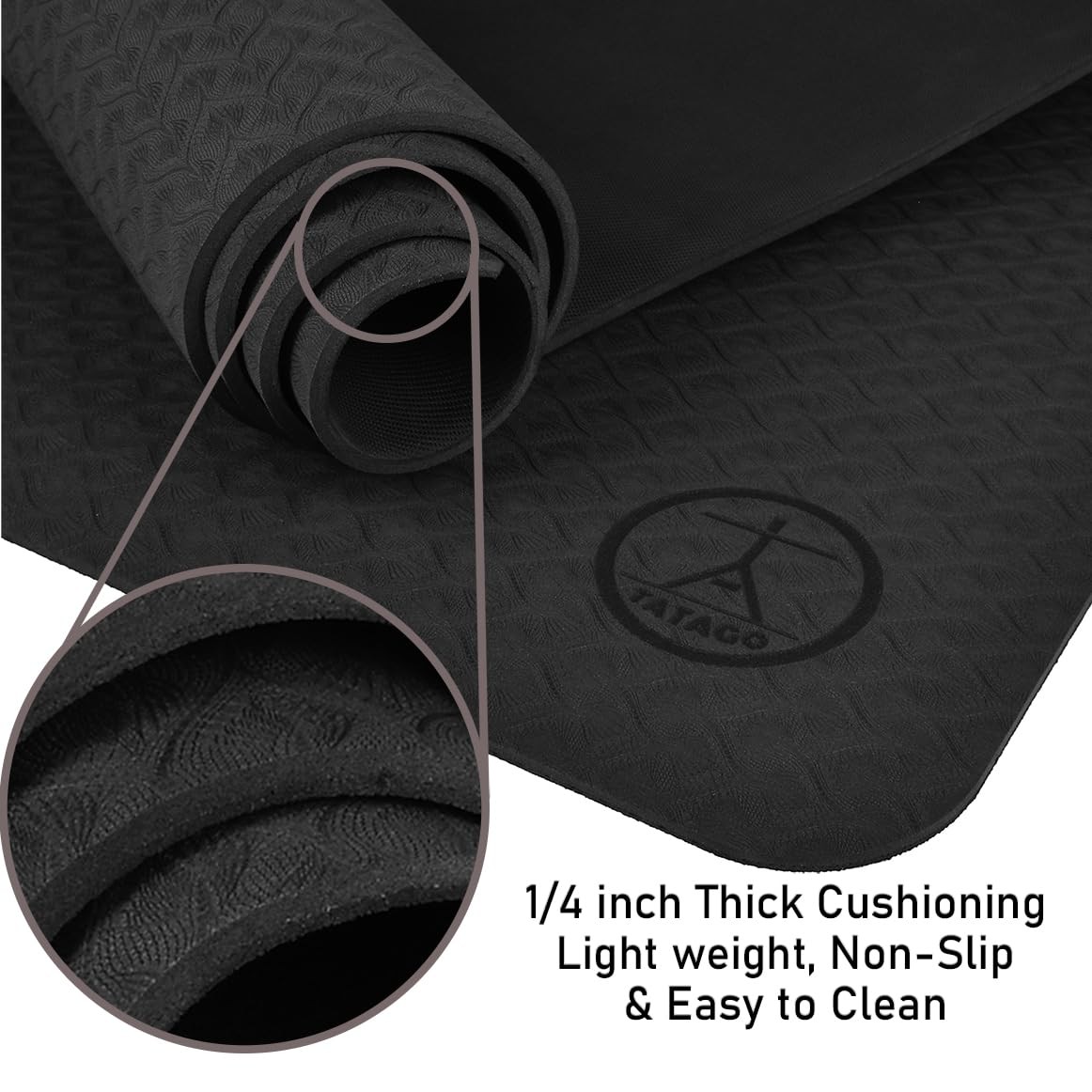 Extra Large Yoga Mat 84 x 30, XL Yoga Mat Extra Wide & Long, 6mm Thick Large …