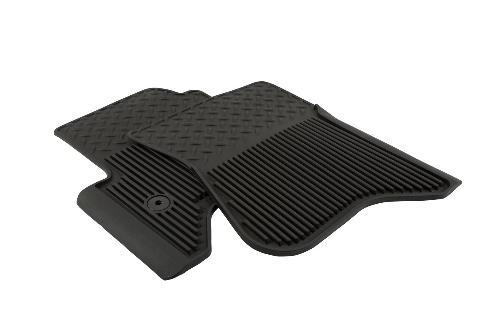 GM Accessories 19302937 First-Row Premium All-Weather Floor Mats in Jet Black