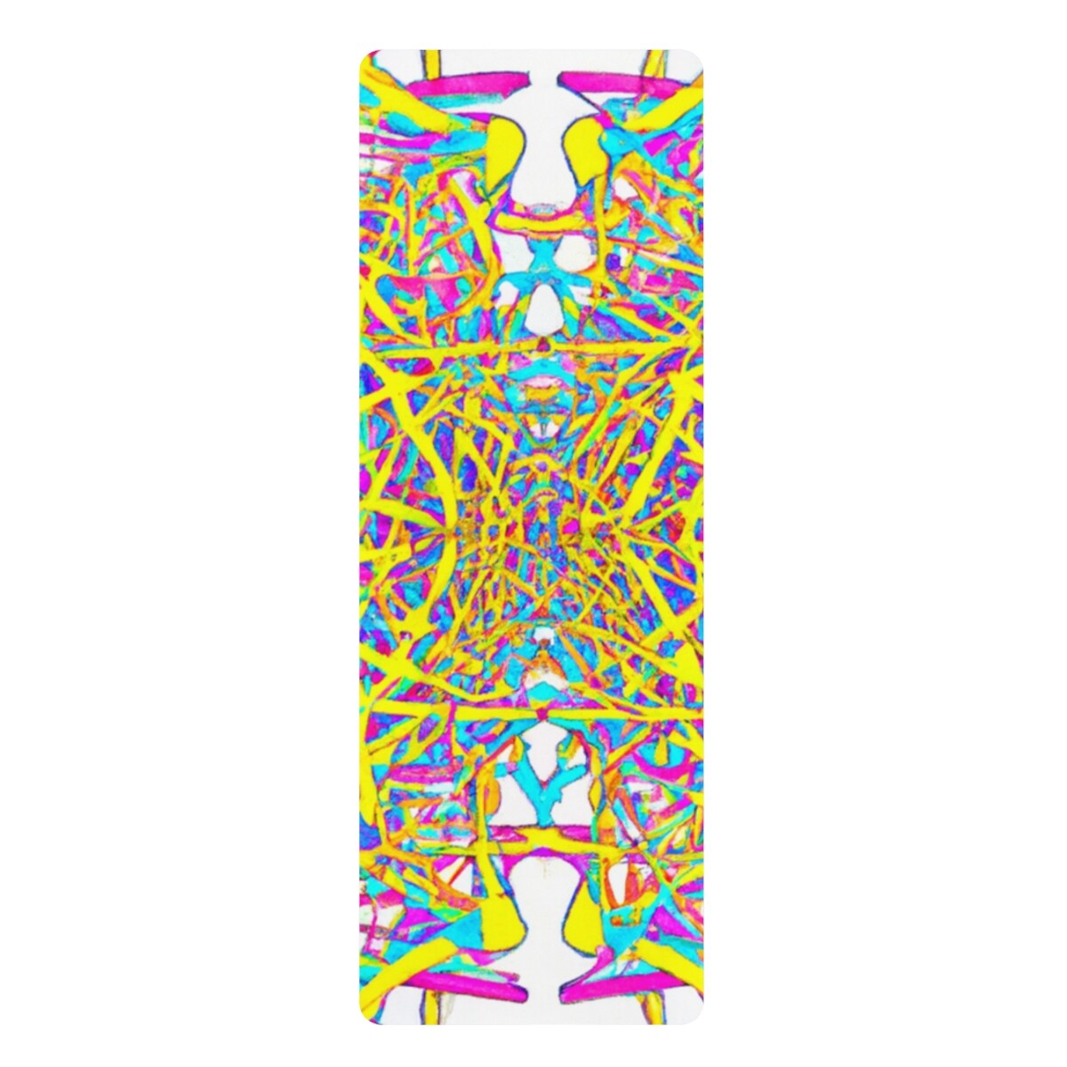 Shanti Anand – Psychedelic Yoga Exercise Workout Mat – 24″ x 68″