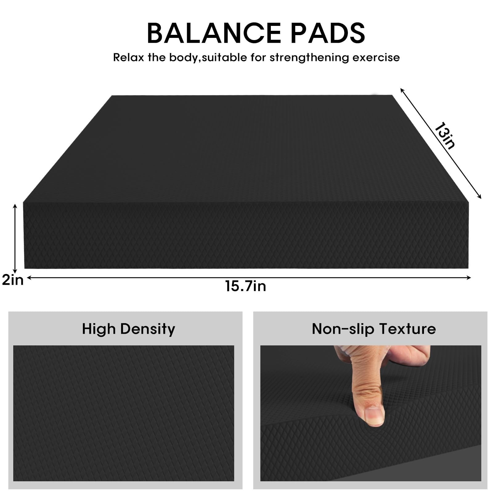 Exercise Balance Pad，Balance Foam Mat for Physical Therapy Equipment & St