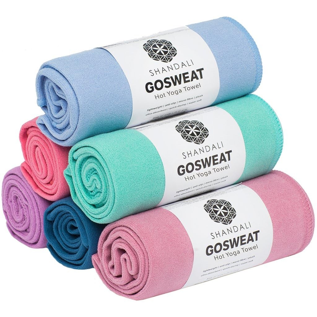 Shandali Hot Yoga Towel – Suede – 100 Microfiber Super Absorbent Bikram Yoga