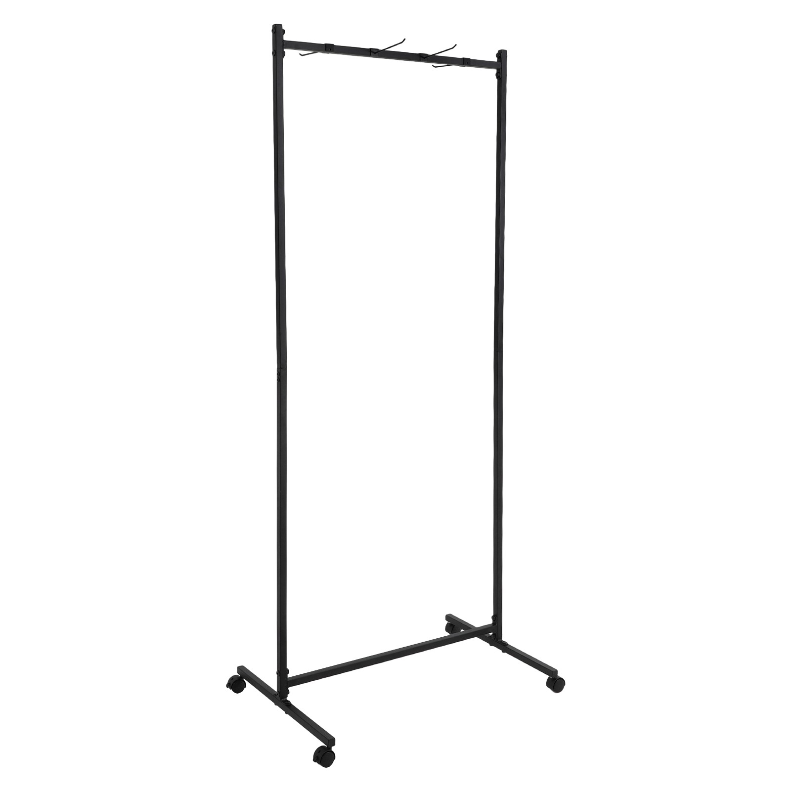185cm Yoga Mat Holder Hanging,Iron Yoga Mats Storage Rack w/ Double Sided Hooks