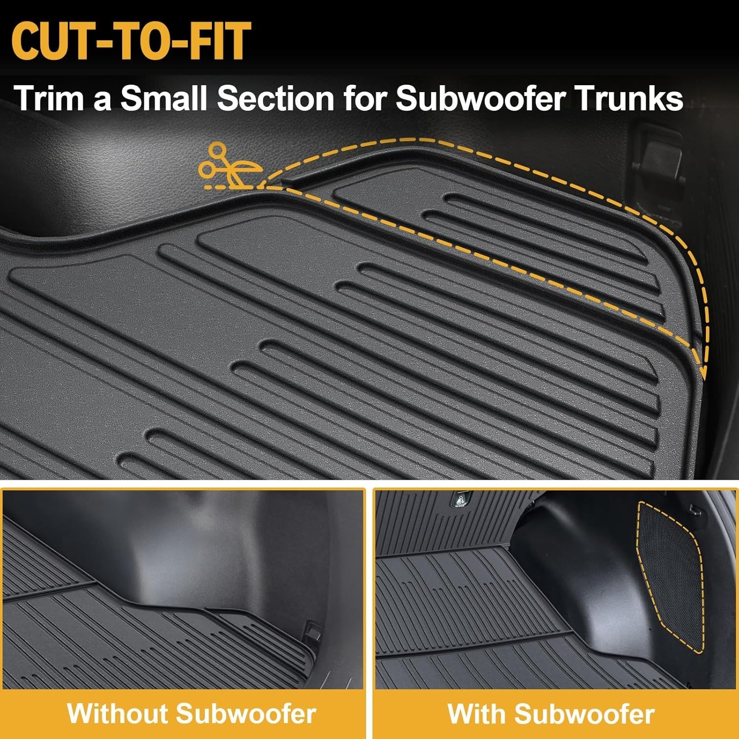 Floor Mats for 2023-2025 2026 Kia Sportage Gas, Full Coverage All Weather Flo…