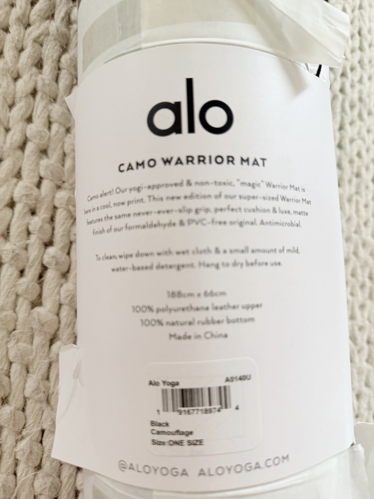 Alo Yoga Camo Warrior Mat Authentic