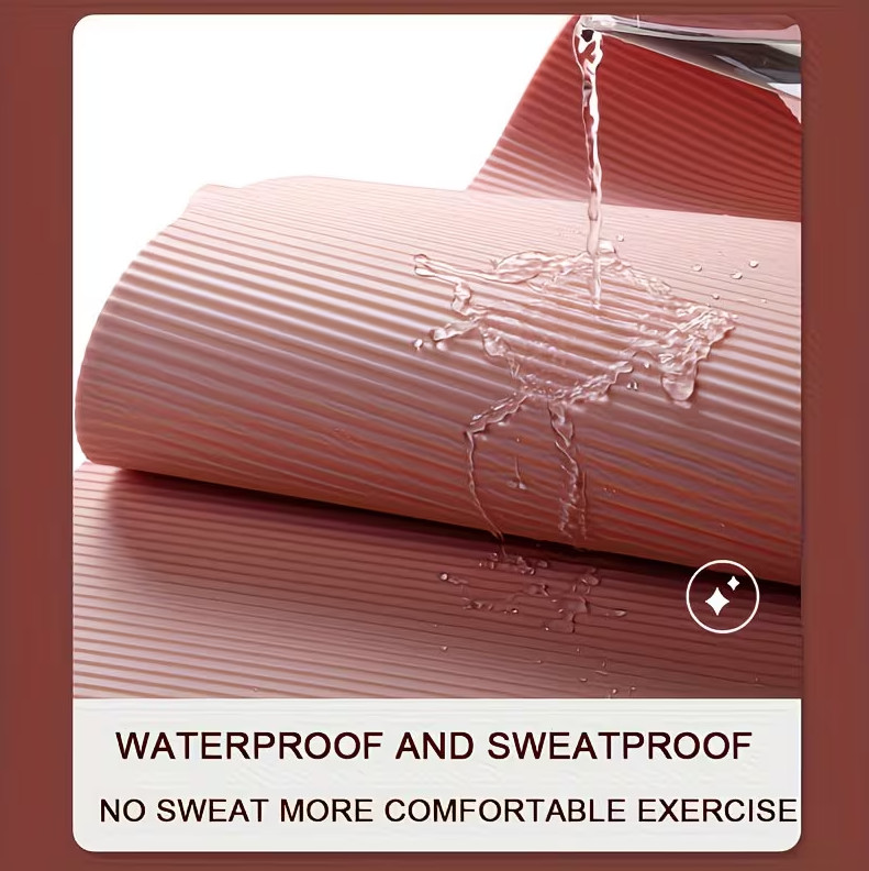 Foldable Yoga Mat Non-Slip Exercise Mat with Carry Bag for Home Gym Dance