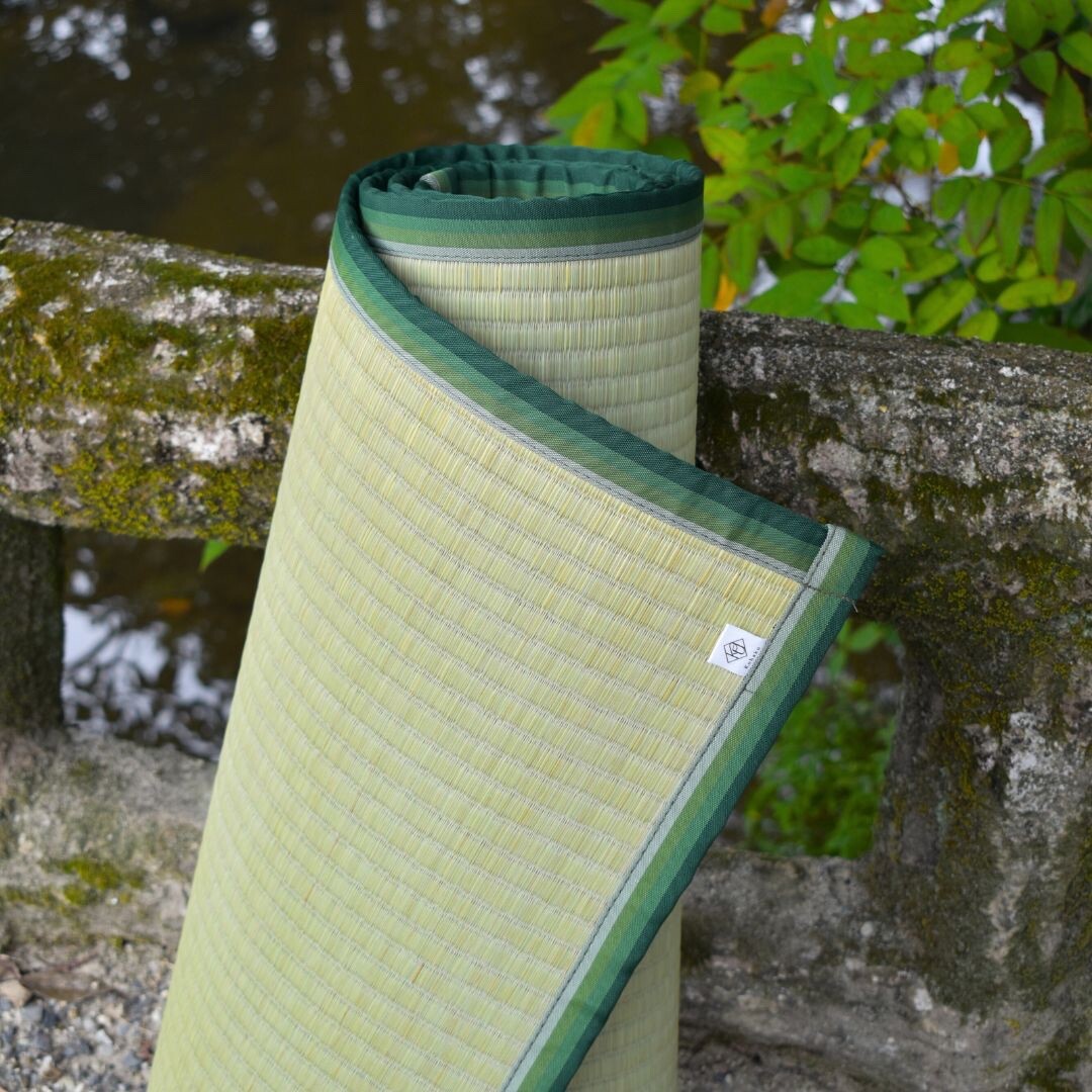 Tatami Zen Mat Herringbone – Japanese Igusa Yoga ＆ Meditation Mat for Relaxation