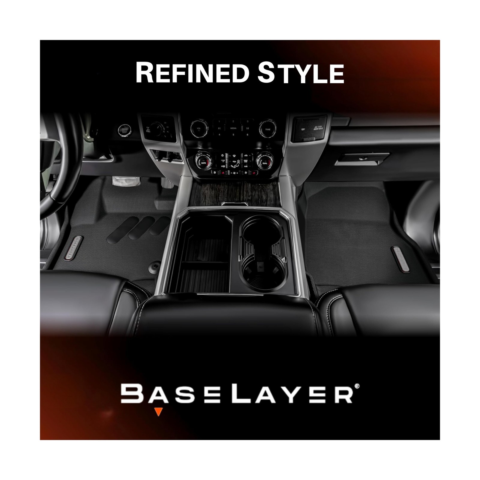 BaseLayer Elite Floor Mats for Ford F250/350 Super Duty Crew Cab (2017-2022) …