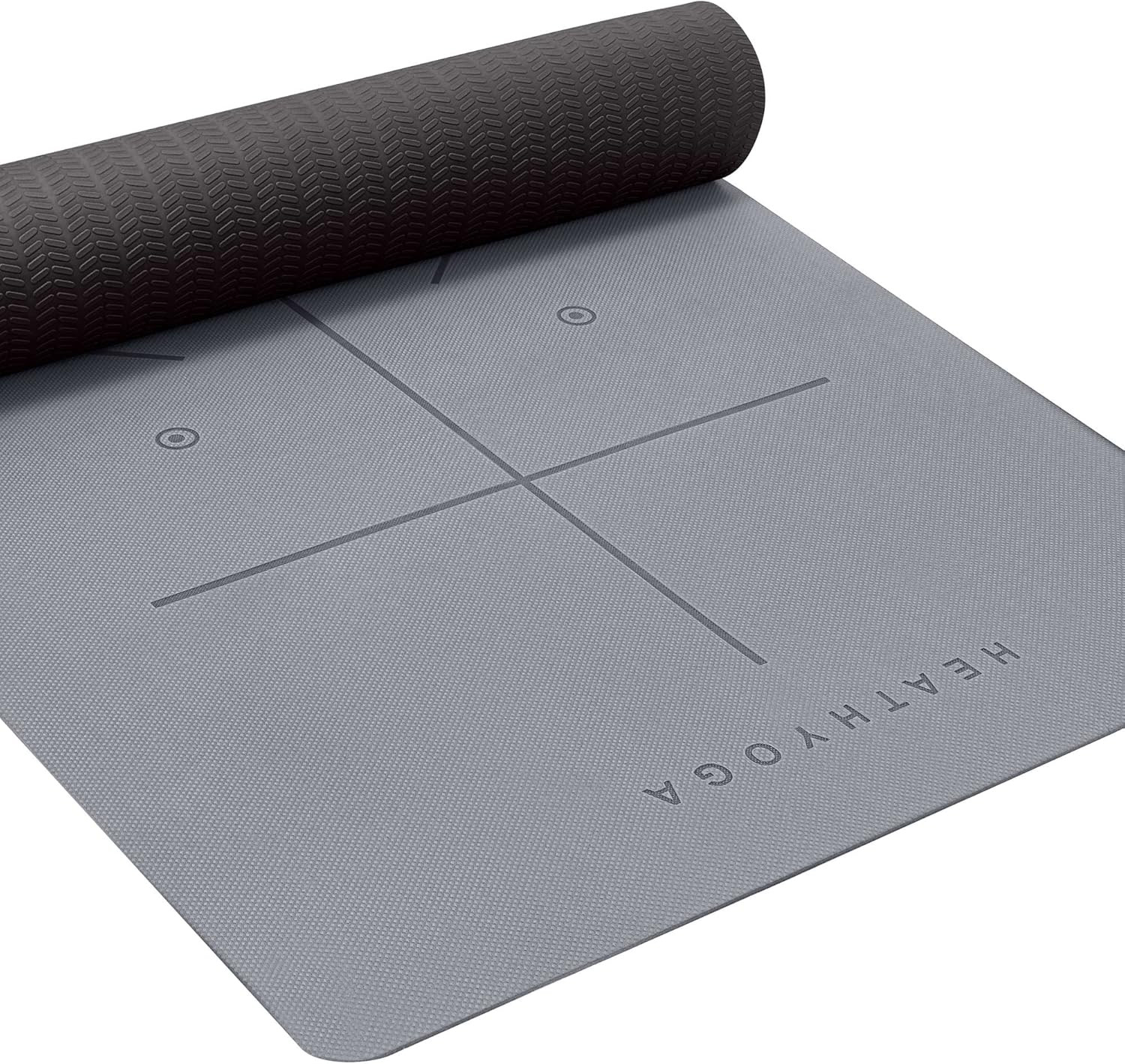 Yoga Mat Non Slip TPE Pilates Exercise Mats for Home Workout Gym Fitness Eco Fri