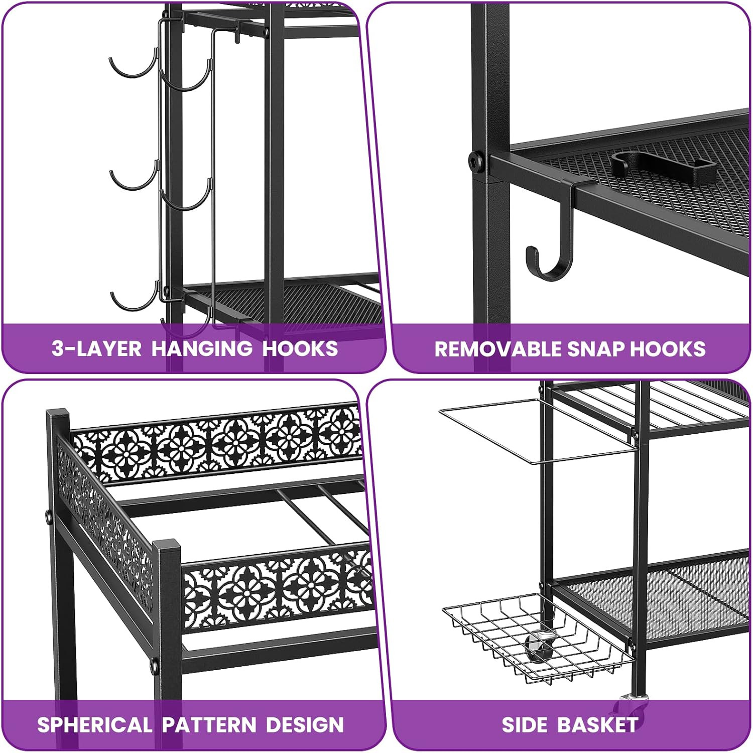 Yoga Mat Storage Rack, Home Gym Storage Rack, Workout Storage for Yoga Mat, Foa