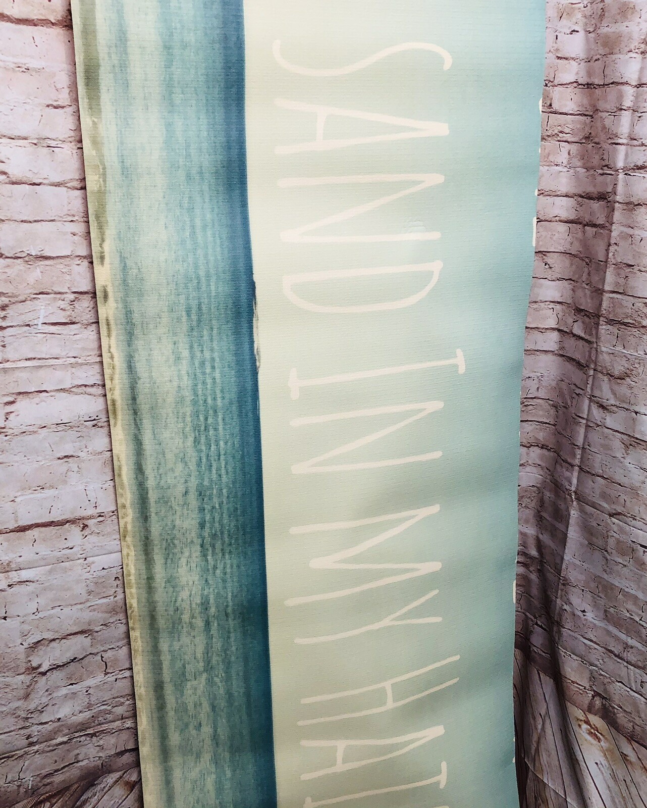 KESS INHOUSE Ocean Scene Yoga Pilates Exercise Mat 72”X24” New