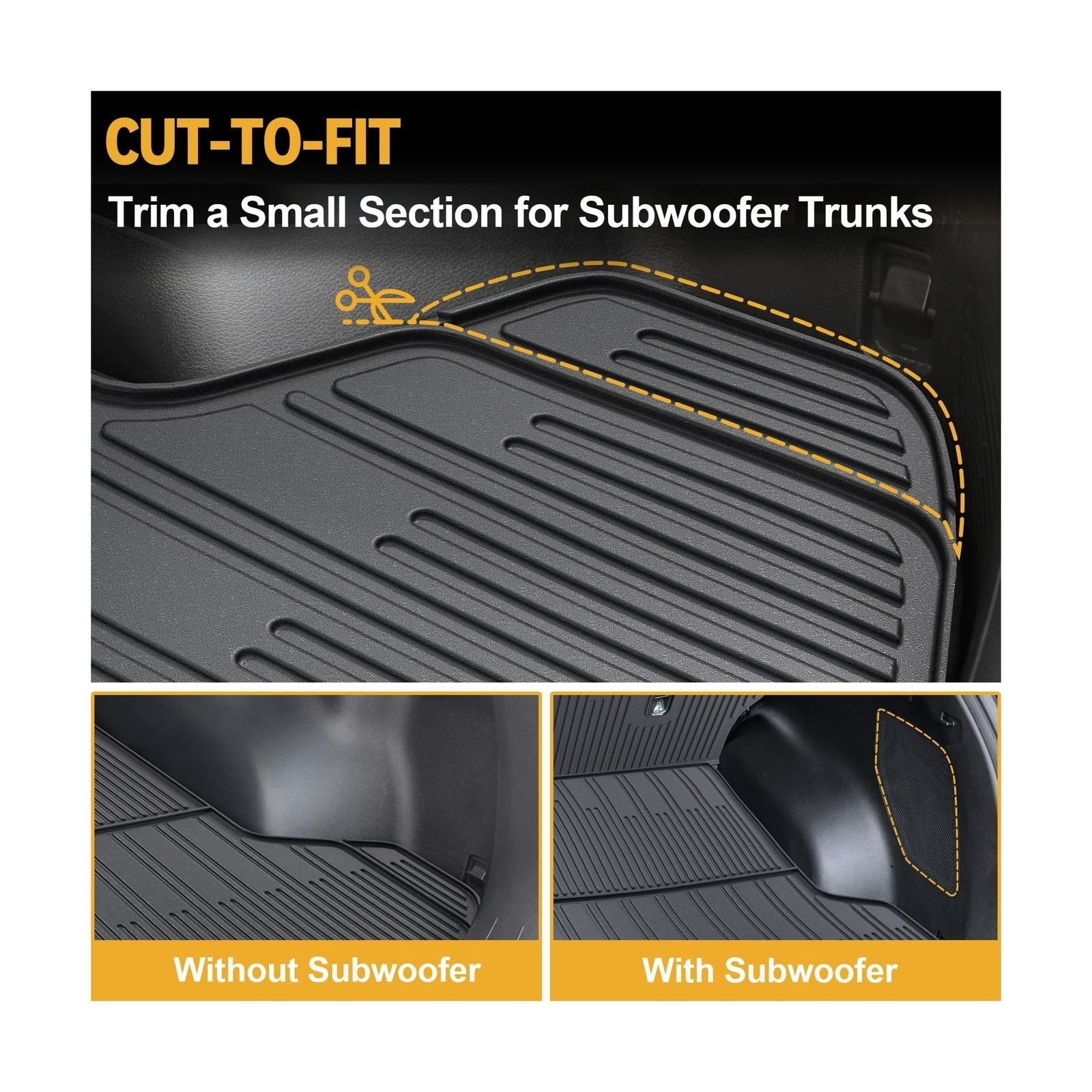Floor Mats for 2023-2025 2026 Kia Sportage Gas, Full Coverage All Weather Flo…