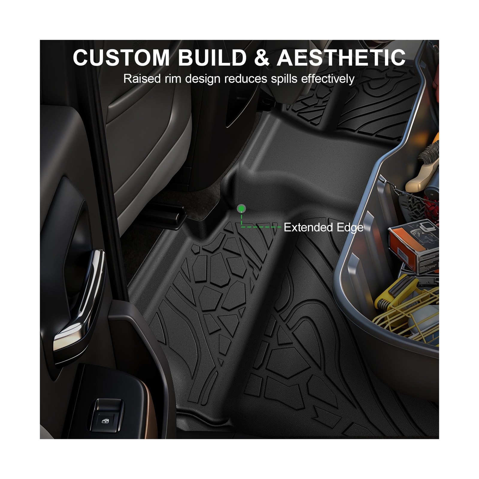 Floor Mats for 2014-2019 Chevy Silverado & GMC Sierra 1500 (Only 19 LD ), for…