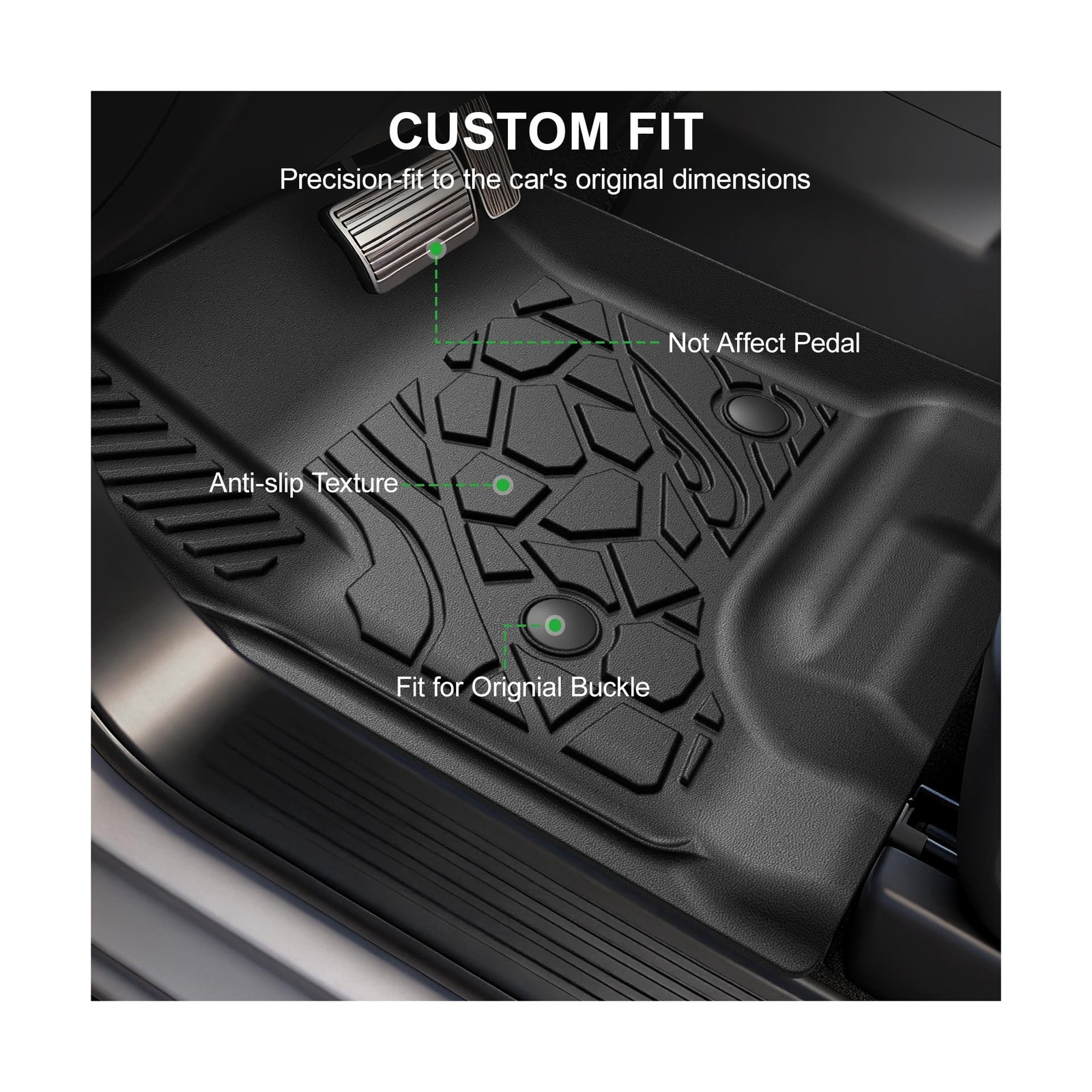 Floor Mats for 2014-2019 Chevy Silverado & GMC Sierra 1500 (Only 19 LD ), for…