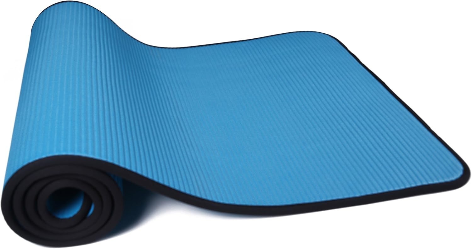 All-Purpose 2/5-Inch 10mm Extra Thick High Density Anti-Slip Exercise Pilates…