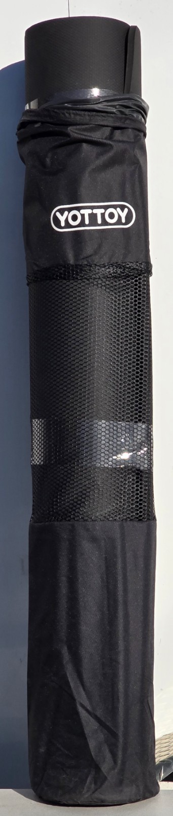 YOTTOY SUPERSIZED YOGA/PILATES/EXERCISE MAT 72″ X 50″ UNISEX BLACK
