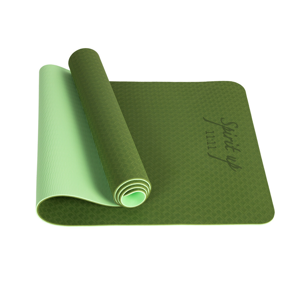 TPE YOGA MAT 6MM DOUBLE COLOR
