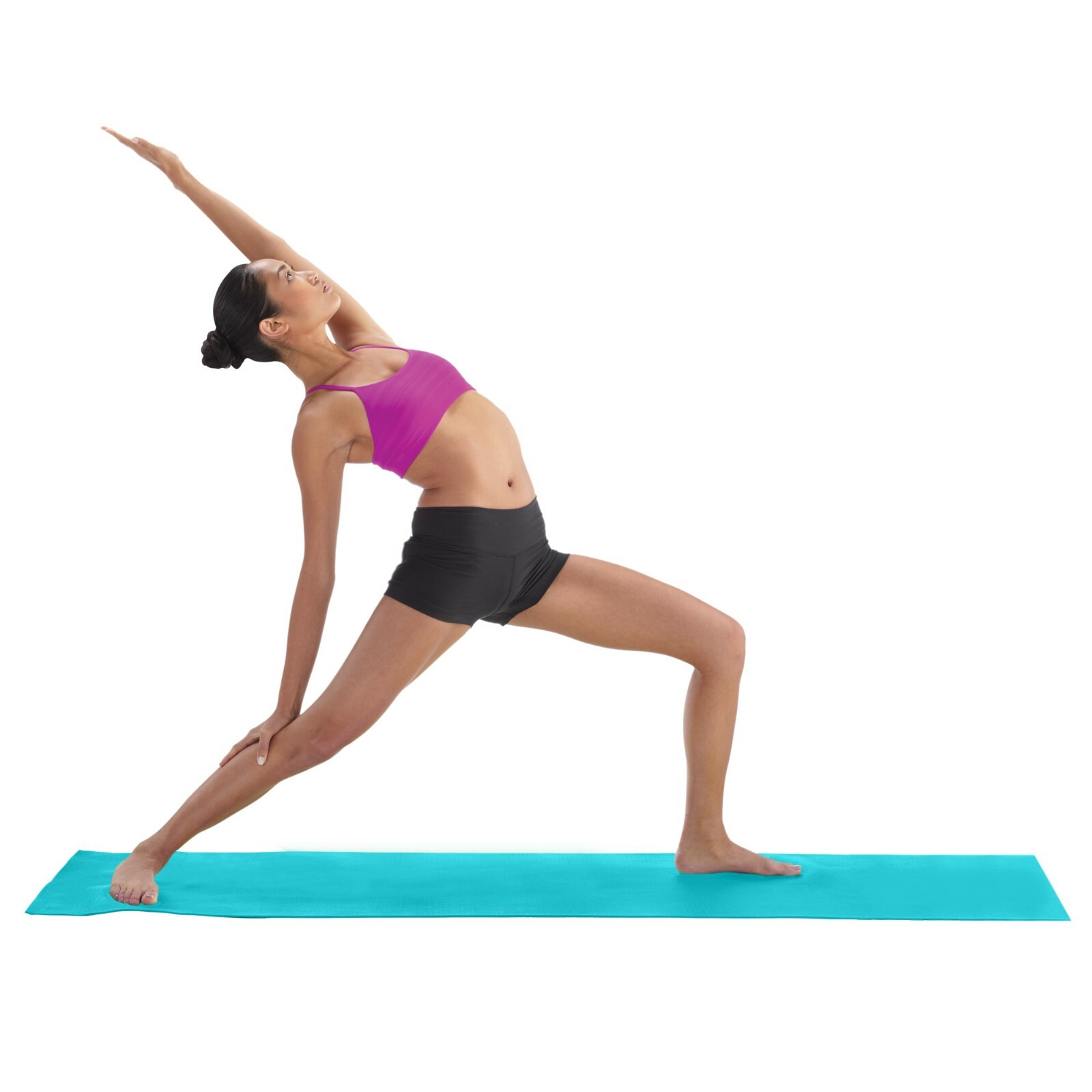 DANSKIN Standard 5MM Yoga Pilates Mat & And Carry Strap Bikram Hot 26+2 Vinyasa