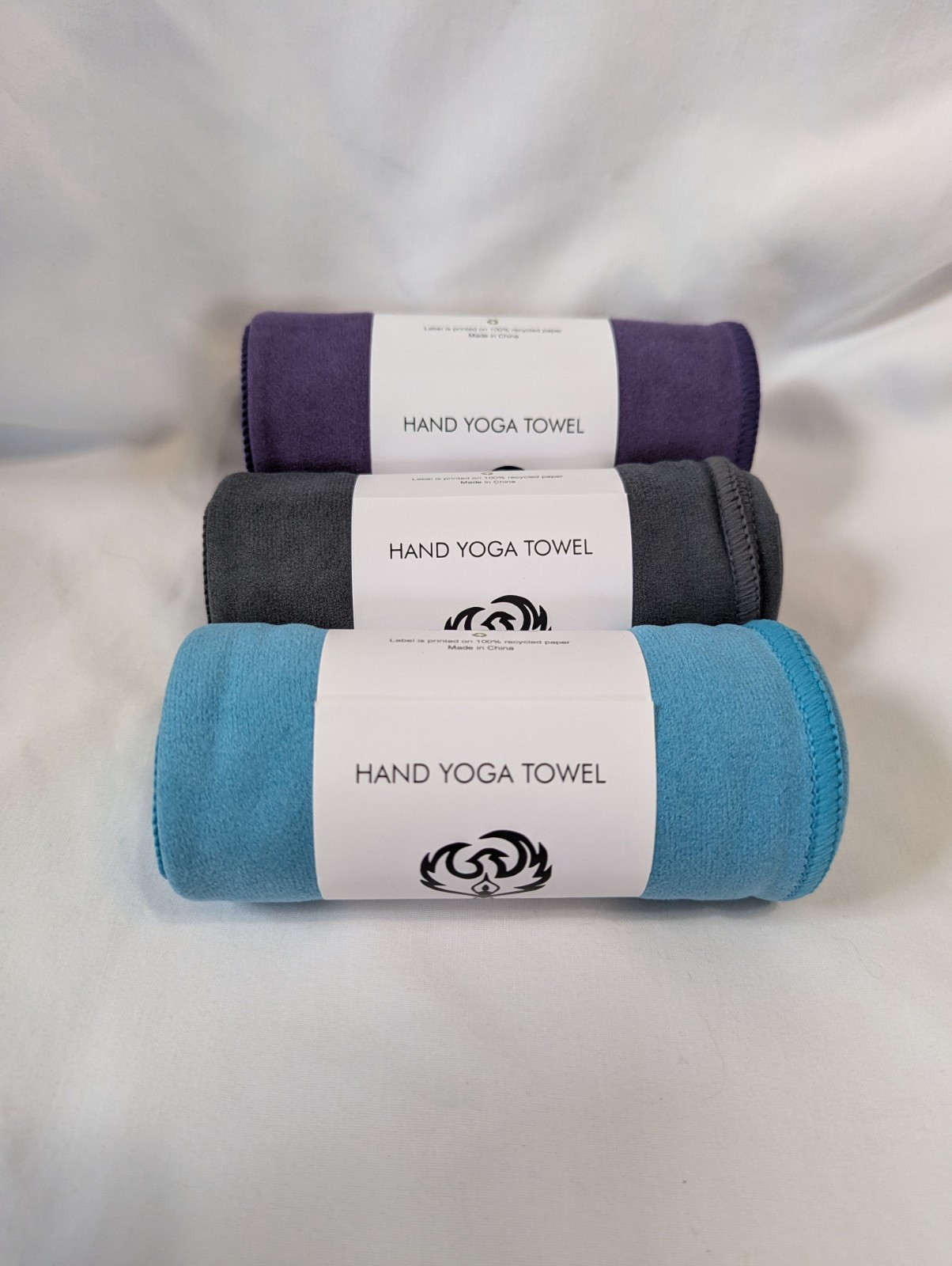Lot Of 3 Hand Yoga Towels, Sweat Activated Grip, BNNU, Different Colors