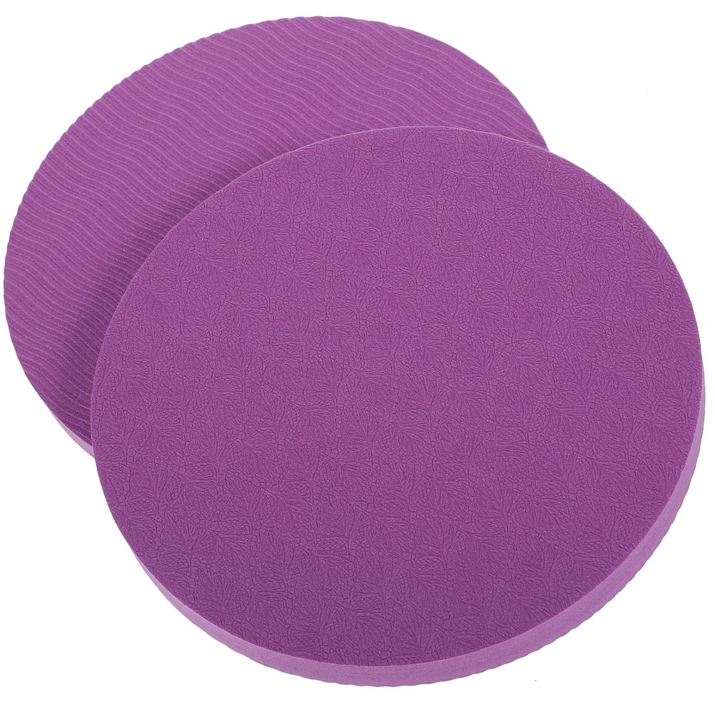 2Pcs Thick Yoga Mat Cushions for Knees Elbows Wrist Support Home Exercises