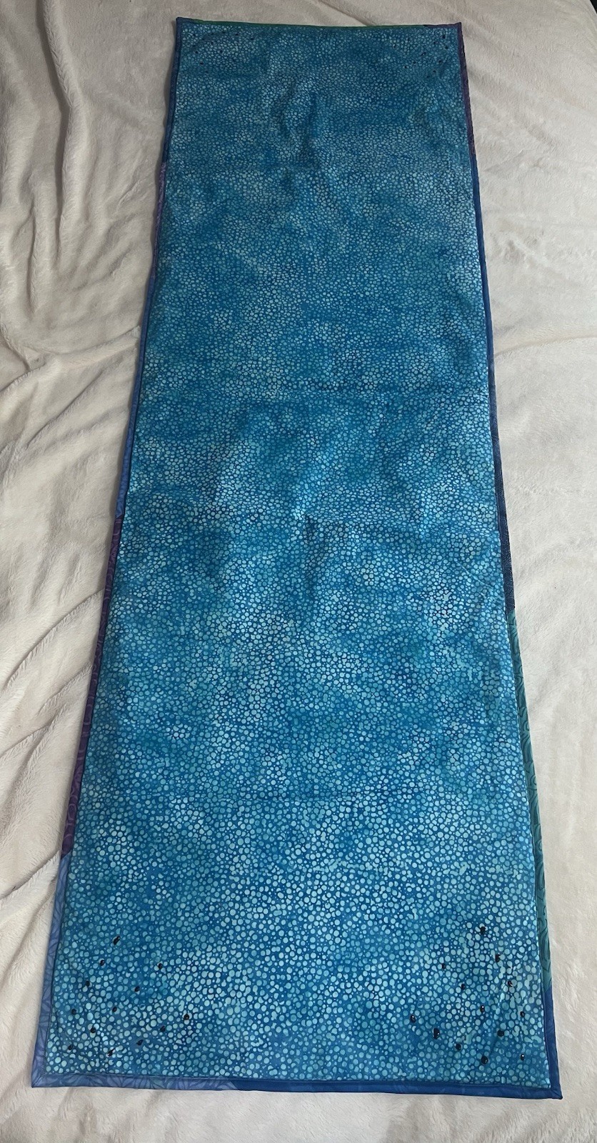 Hand Dyed Batik Fabric Yoga Mat