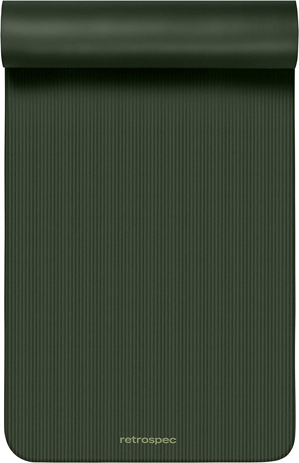 Retrospec Solana Yoga Mat 1/2″ Thick W/Nylon Strap for Men & Women – Non Slip Ex