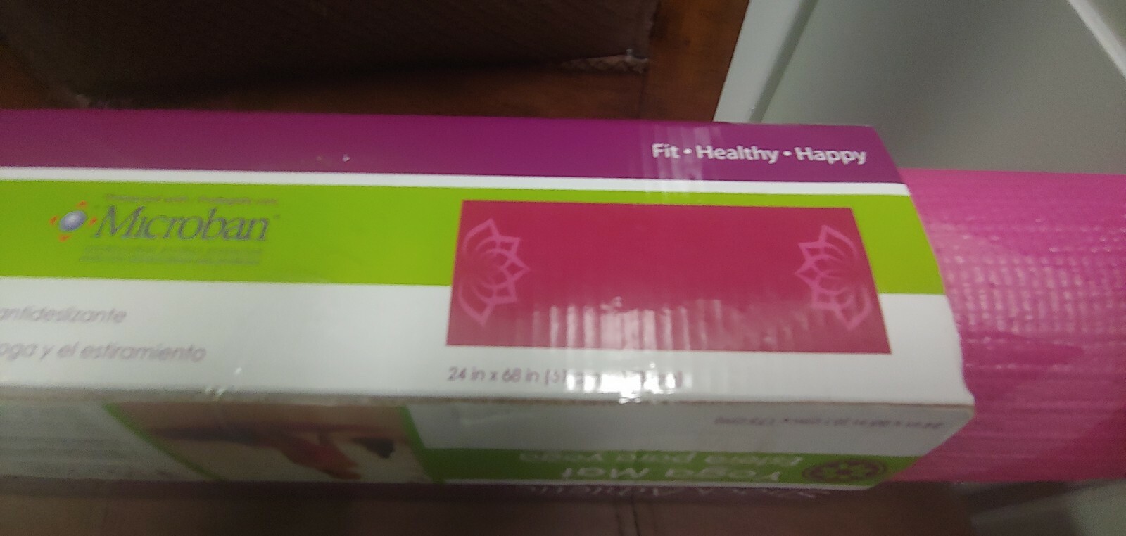 SHOCK ATHLETIC PINK YOGA MAT NEW