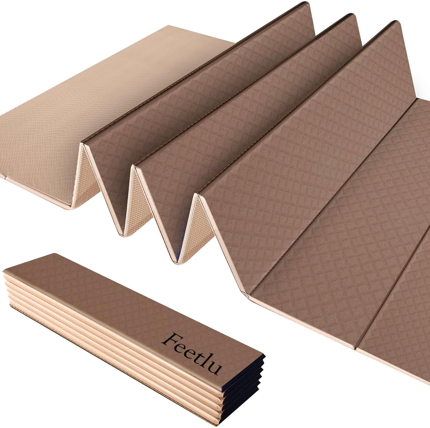 Foldable Yoga Exercise Mat – Lightweight, Anti-Slip, and Easy to Store for Yoga,