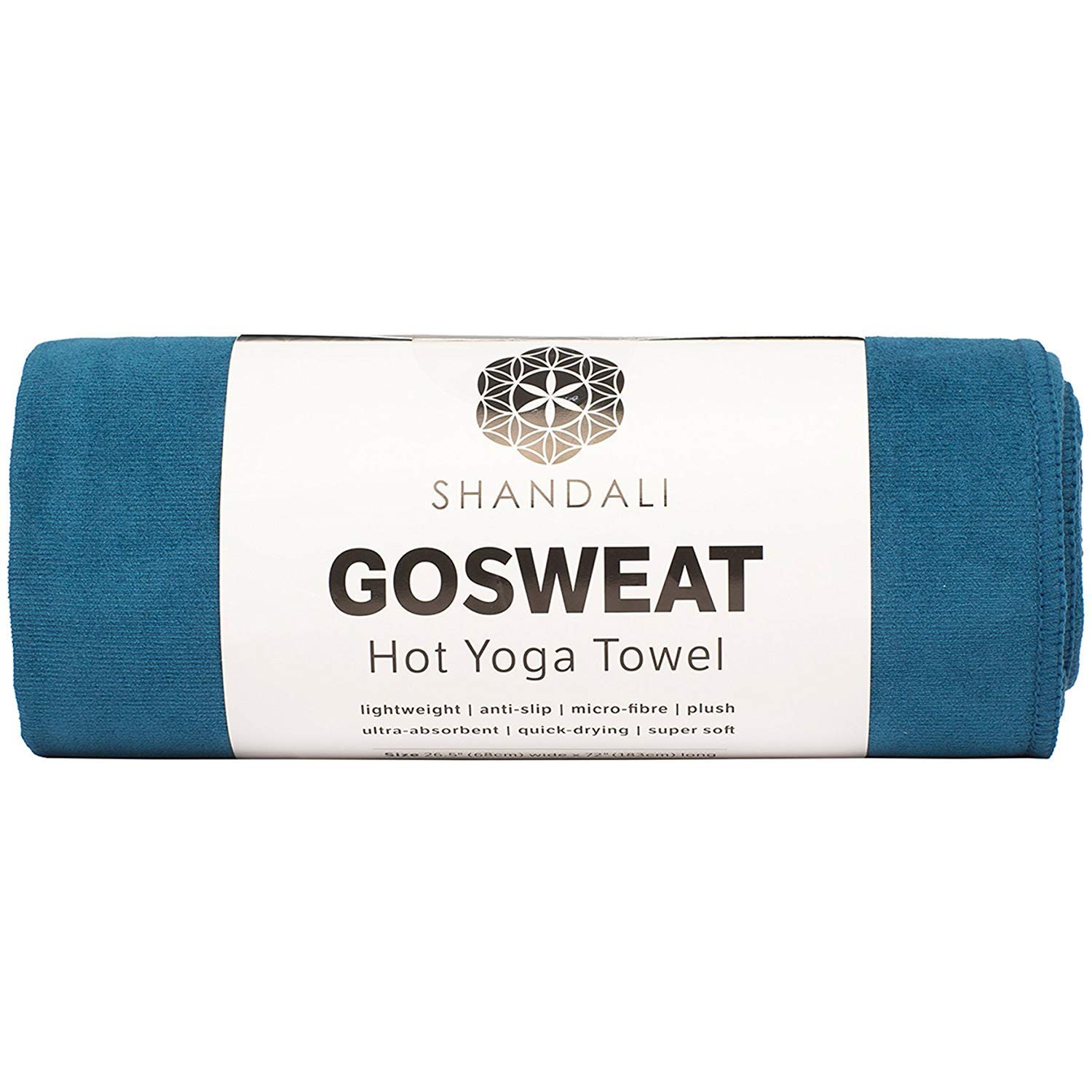 Shandali GoSweat Microfiber Hand Towel, 26.50″ x 16.00″, Evening Blue